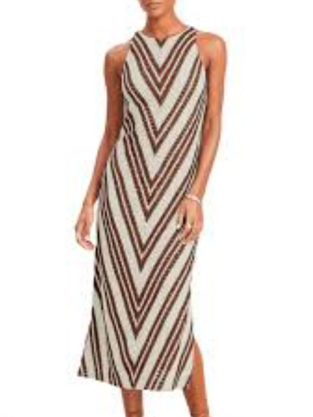 Bohemian Retro Crochet Knit Maxi Dress‎ Resortwear Vacation Size 6P Timeless